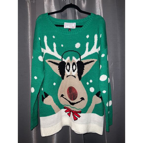 Ugly Christmas Sweater Xmas Size 1X - Picture 1 of 3